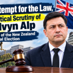 Contempt for the Law, Unfit for Office: A Critical Scrutiny of Kelvyn Alp Ahead of the New Zealand General Election